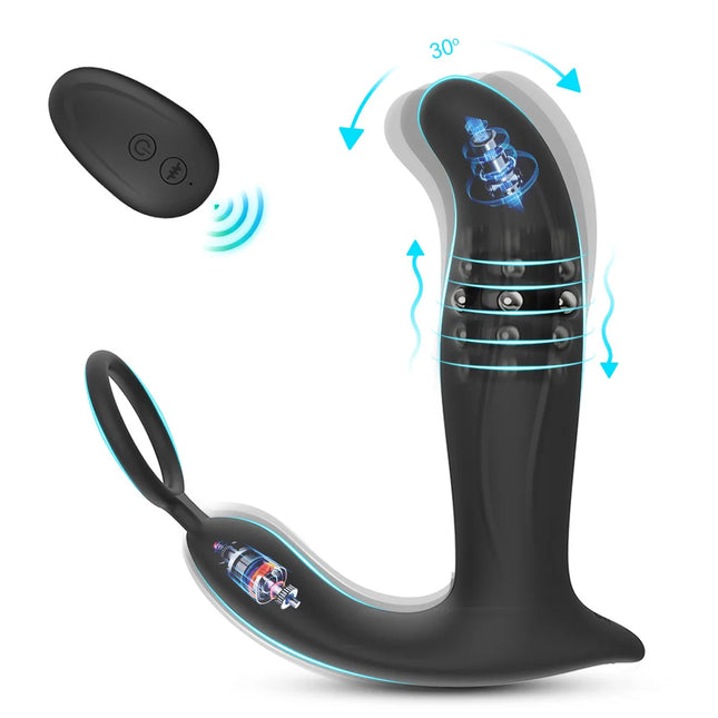 3-in-1 Wiggling Thrusting & Vibrating Prostate Massager