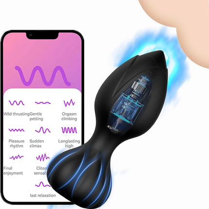 App Remote Control 10 Frequency Anal Vibrator