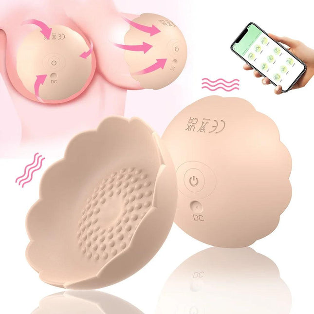 App Remote Control 10 Frquency Vibration Breast Stimulator