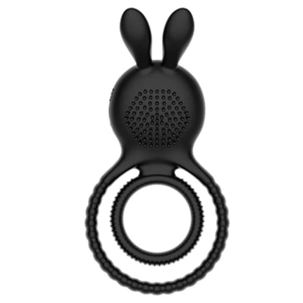 Rabbit Head Vibration Double Rings For Couples