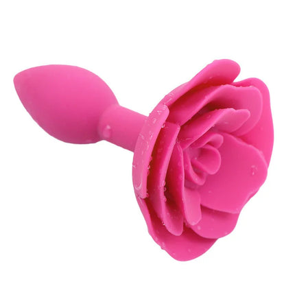 Anal Rose Toy Silicone Rose Butt Plug