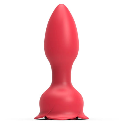 App / Wireless Remote Vibrating Rose Anal Vibrator