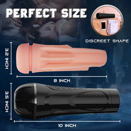 Pocket Anal Stroker Masturbator With Realistic Texture