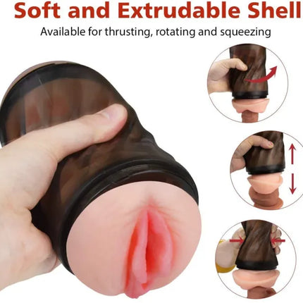 5D Life-like Channel Manual Masturbation Cup