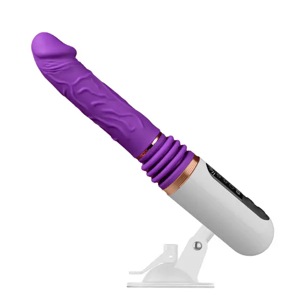 Thrusting Vibrating Flexible Bending Dildo