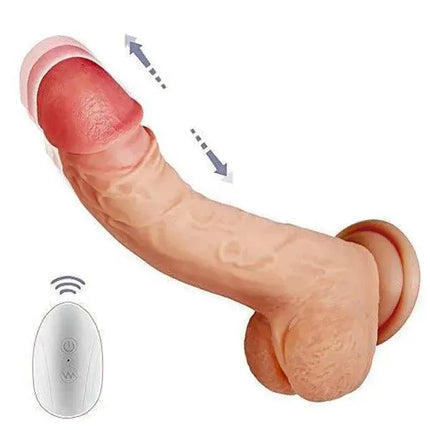 8.5-Inch Rotating Heating Dildo