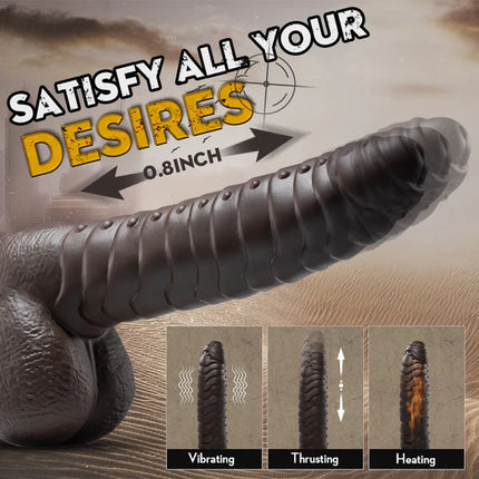 Thrusting Heating Dildo