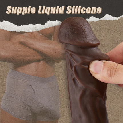 Thrusting Vibrating Heating Dildo