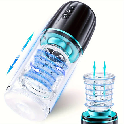 7 Thrusting & Rotating Automatic Male Masturbators Cup