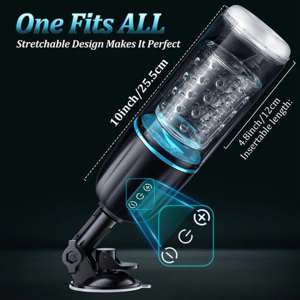 7 Thrusting & Rotating Automatic Male Masturbators Cup