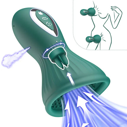 Rotating Sucking Breast Aspirator Nipple Massager