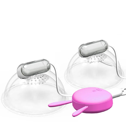 Wireless Remote Control Breast Sucking Massager Female Clitoral Stimulator