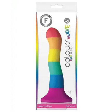 Eldorado Colours Wave Rainbow Pride Dildo