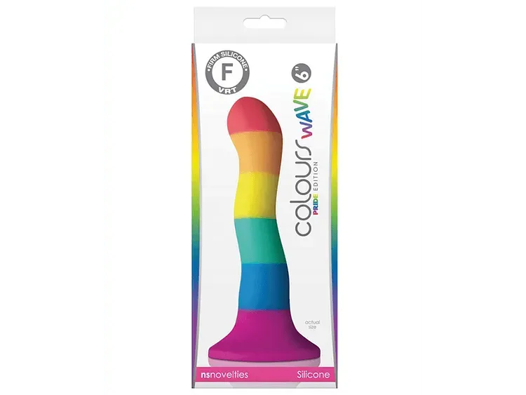 Eldorado Colours Wave Rainbow Pride Dildo