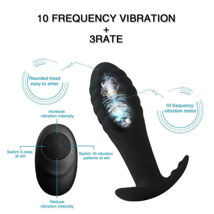 Prostate Massager Anal Vibrator Anal Plug Remote Control