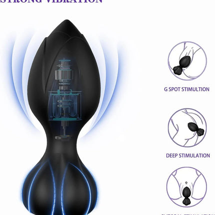 App Remote Control 10 Frequency Anal Vibrator