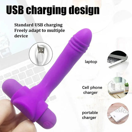 Finger Sleeve Vibrator With 10 Powerful Vibration Vaginal Massager Clitoris Stimulator