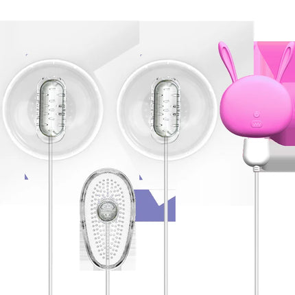 Wireless Remote Control Breast Sucking Massager Female Clitoral Stimulator