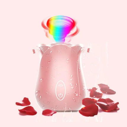 Magnetic Charging Rose Toy Sucking Vibrator