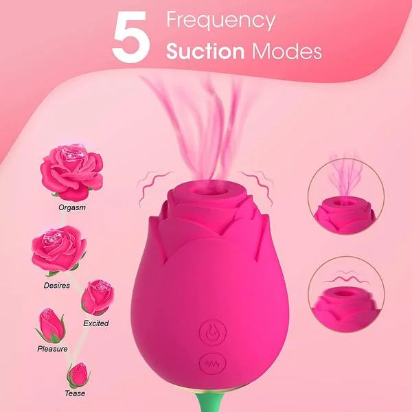 The Rose Toy G Spot Stimulator With Suction