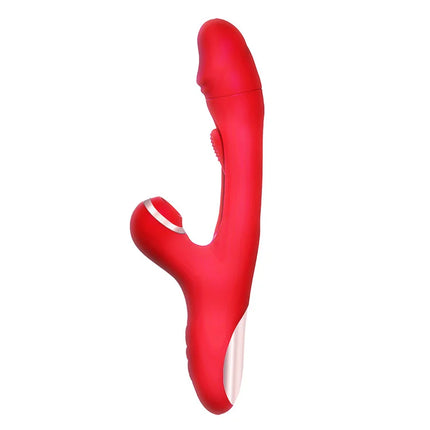 Vibrator with 7 Frequency Vibrations, Clamping, Sucking, Female Teasing Masturbation Device