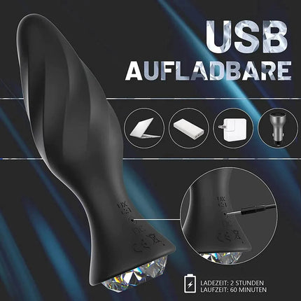 Wireless Remote Control Anal Vibe Butt Plug