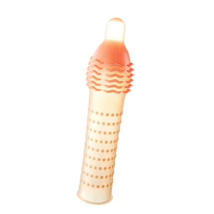 Ultra-thin Point Prick Vibrating Penis Sleeve For Couples