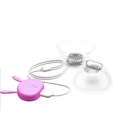 Wireless Remote Control Breast Sucking Massager Female Clitoral Stimulator