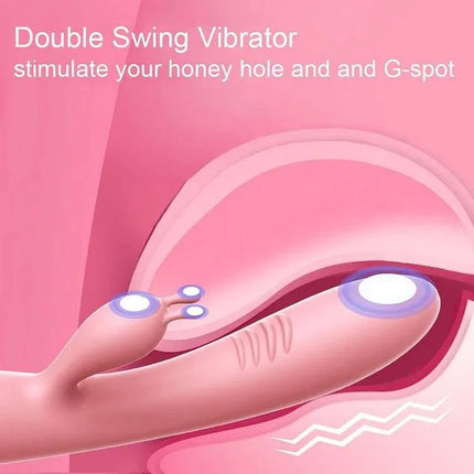 Rabbit Vibrator Strong Dildo Vibrator G-spot Clitoris Stimulator Vaginal Masturbation