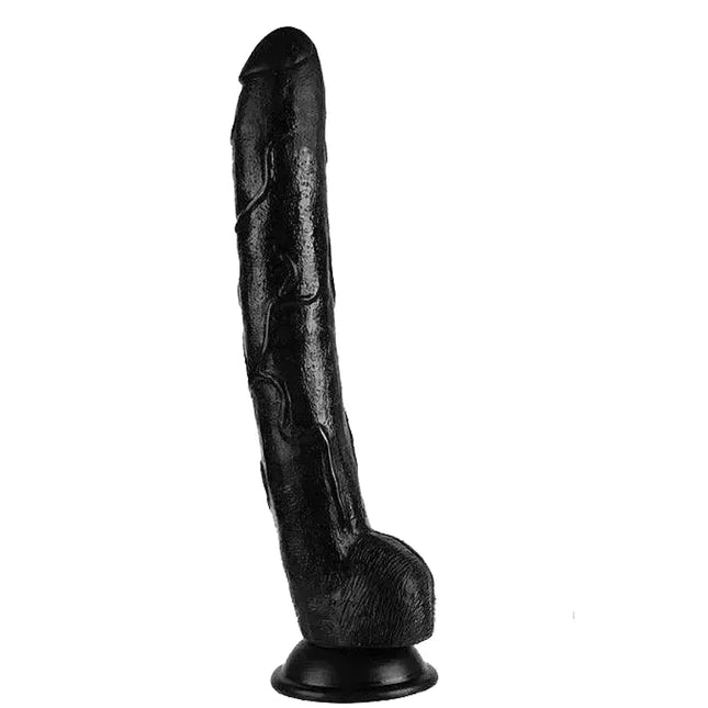 13 Inch Black Dildo