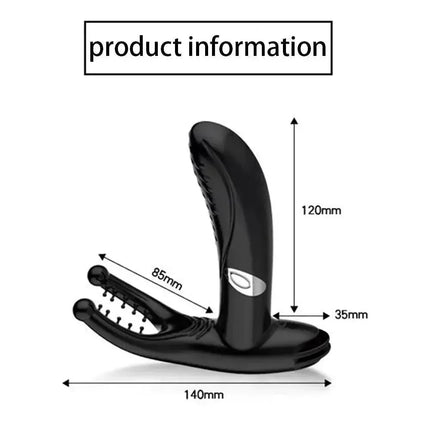 Electric Shock Anal Vibrator Male Prostate Massager Butt Plug