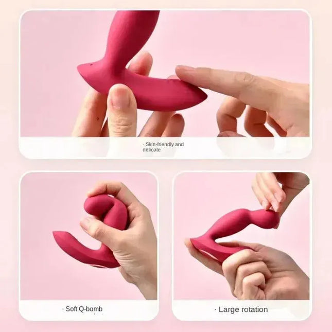 Crave g-spot vibrator with rotating head & clit stimulator prostate massager