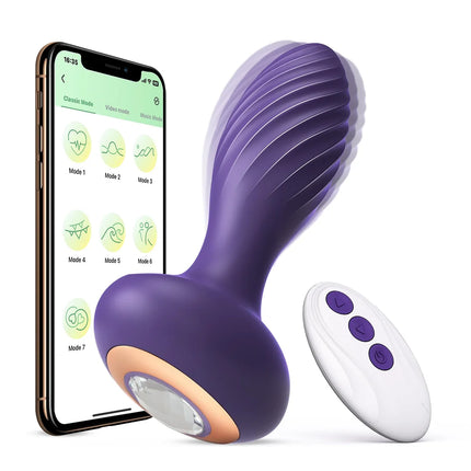 App & Remote Control Anal Vibrator