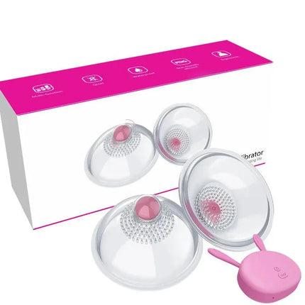 Wireless Remote Control Breast Sucking Massager Female Clitoral Stimulator