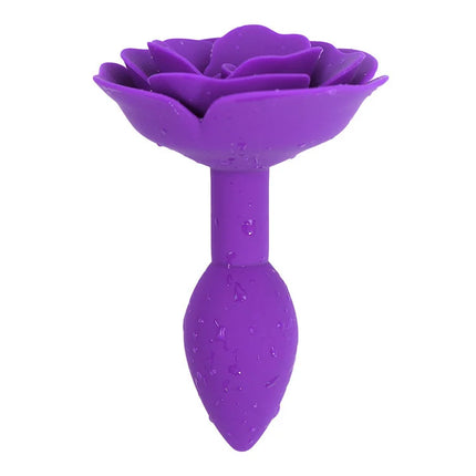 Anal Rose Toy Silicone Rose Butt Plug