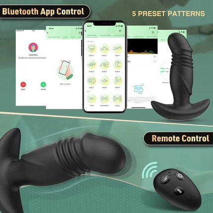 Thrusting & Vibrating Prostate Massager