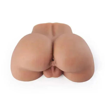 6.2lbs Brunet Doggy-Style Dangling Balls Derriere Fun Realistic Butt Masturbator - SIKXTOA