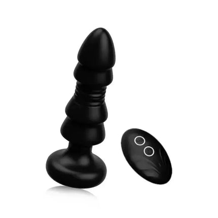 2 In 1 Wireless Remote Control Thrusting Anal Massager Anal Plug