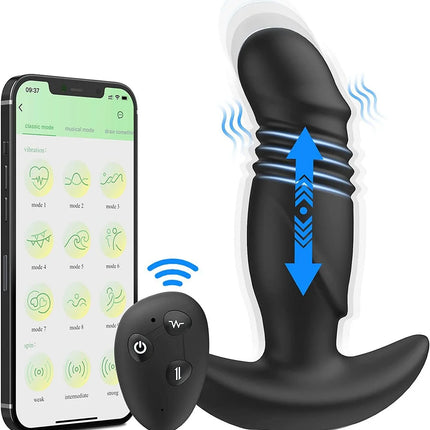 Thrusting & Vibrating Prostate Massager