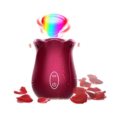 Magnetic Charging Rose Toy Sucking Vibrator