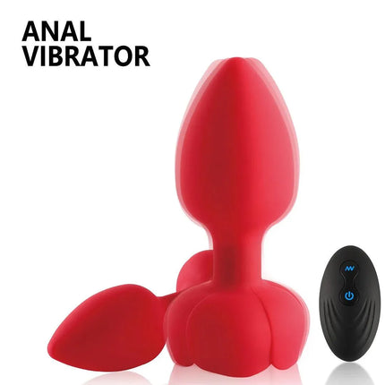 Wireless Remote Control 10 Frequency Strong Shock Rose Vibrator