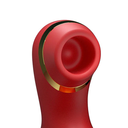 Vibrator with 7 Frequency Vibrations, Clamping, Sucking, Female Teasing Masturbation Device