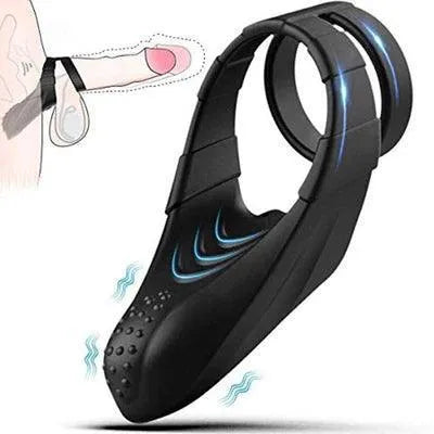 Vibrating Dual Penis Ring