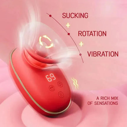 3 Suction 7 Licking & Vibration Clitoris Stimulator Sucking Vibrator for Woman Sex Toy