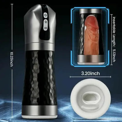 5-Speed Suction Deep-Throat Automated Oral Masturbators Male