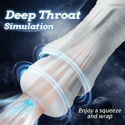 3 Sucking and Vibrating Masturbators Cup Electric Pocket Pussy Male Stroker Toy