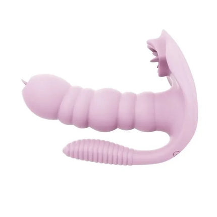 Remote Control mermaid G-spot Tongue Vibrator