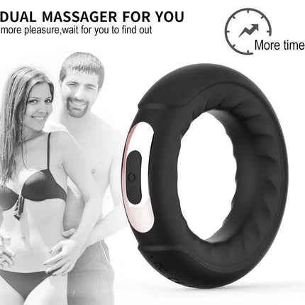 Vibrator Vibrating Penis Ring for Clitoral Stimulation, Remote Control Clitoris Stimulator Massager