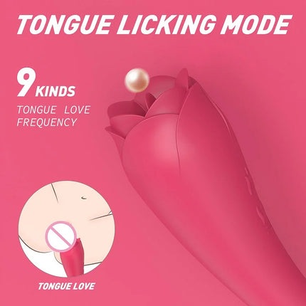 Usb Rechargeable Rose Body Wand Massager