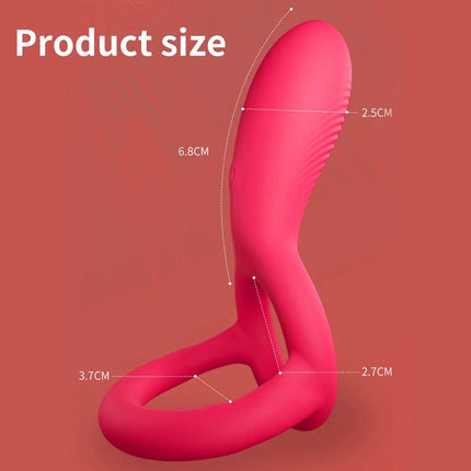 Penis Ring Vibrating Clitoris Stimulator G Spot Vibrator Delay Cock Ring